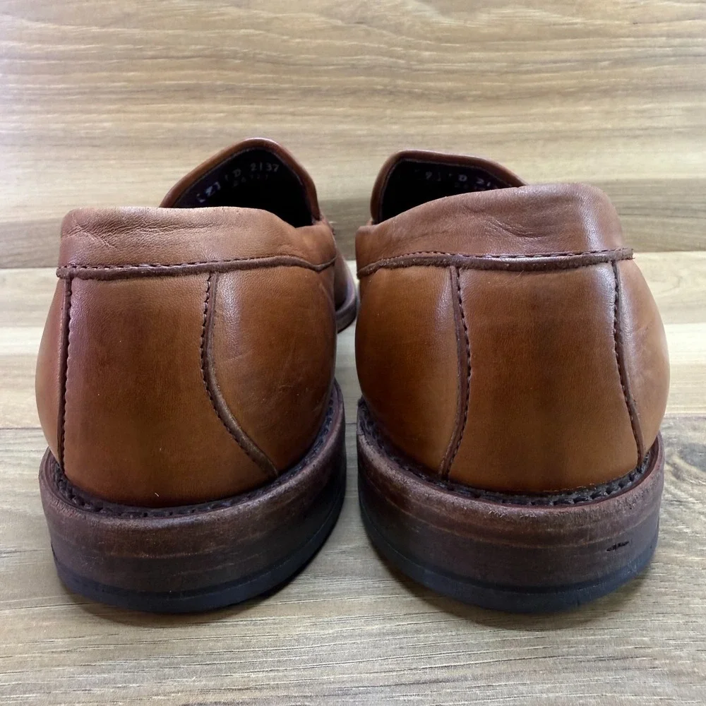 Allen Edmonds Loafer Slip On Mens 9 D Walnut Moc Toe Dress Business Casual